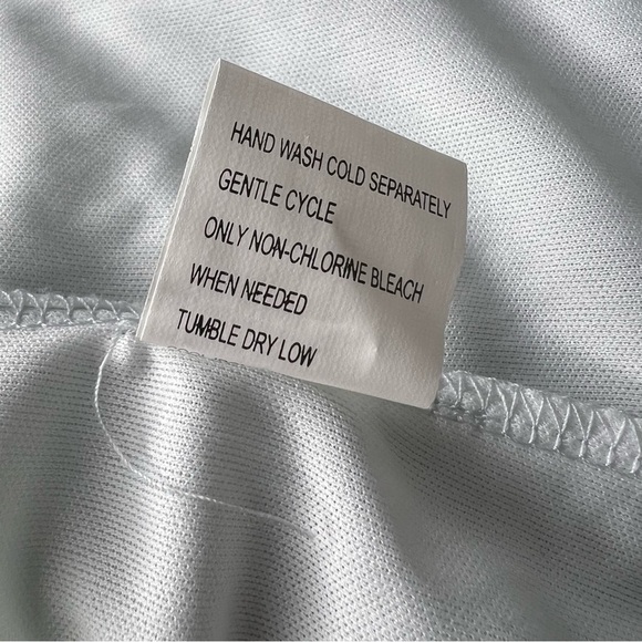 Calstyle Blue Boho Floral Embroidered Sheer Mesh Bell Sleeve Dress Sz M - Picture 10 of 10